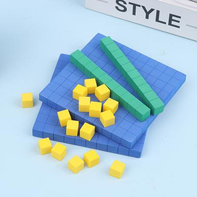 Base Ten Blocks 130Pcs For Math Place Value Blocks Base 10 Math Manipulatives Number Concepts Math Cubes For Kids Counting Block