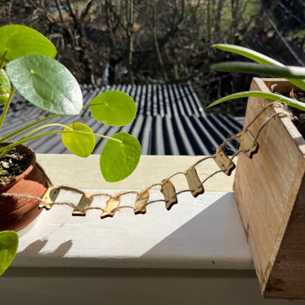 Hölzerne Feenbrücke Strickleiter, Miniatur Feengartendekor für Zuhause, Hof & Mini-Landschaft, Fotografie-Requisite Zubehör