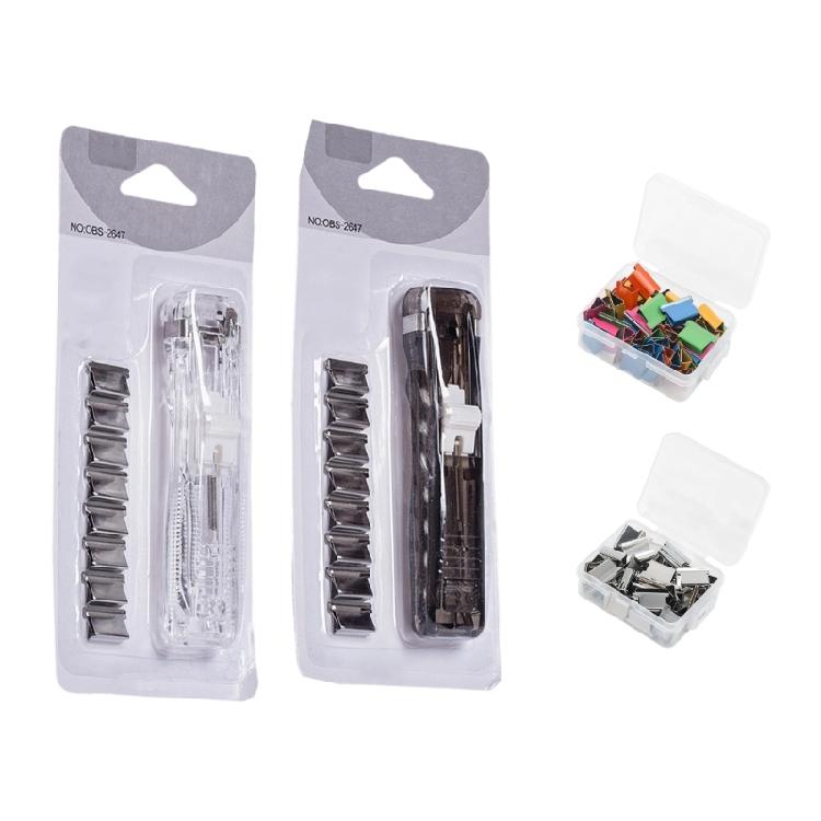 

Multipurpose Plastic Clip Applicators Set Paper Organiser Binder With 116 Wear Resistant Clips For Various Uses