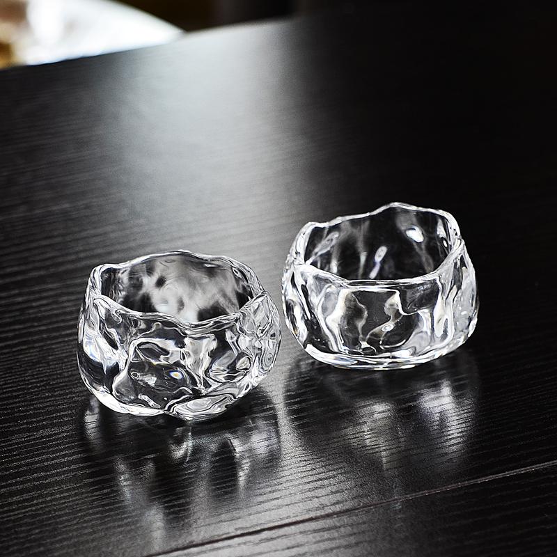 Japanese Sle Glass Tea Cup Set Small Gongfu Tea Cups Personal Dedied Sake Cups Home Use Tea Ceremony Owner Cup