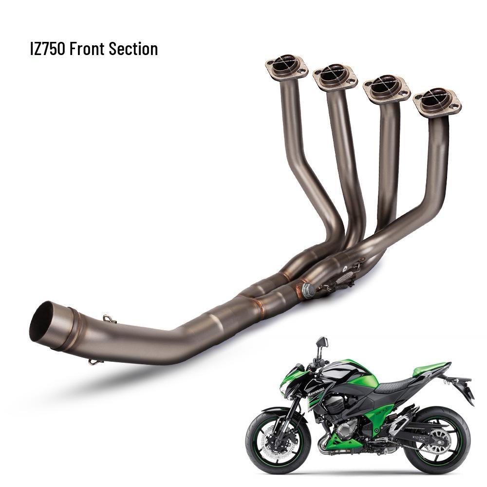 Kawasaki Z750/Z800 Modified Stainless Steel/Titanium Exhaust Swirl Header Pipe