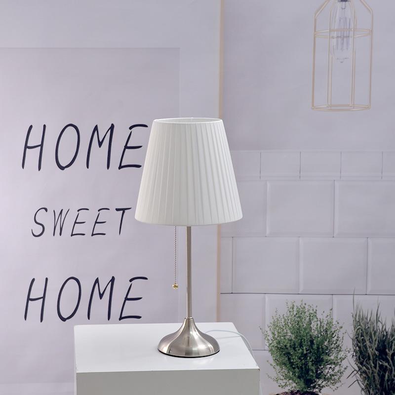 

Скандинавская плиссированная настольная лампа DIY складная 220 В художественная атмосфера спальня прикроватная ночная лампа домашний декор E27 шнурковый выключатель настольная лампа 3 Color dimming