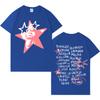 Chiara Oliver La Libreta Rosa Stampa Grafica T-shirt di Alta Qualità Uomo Donna Moda Estetica T-shirt Casual Cotone T-shirt Accogliente
