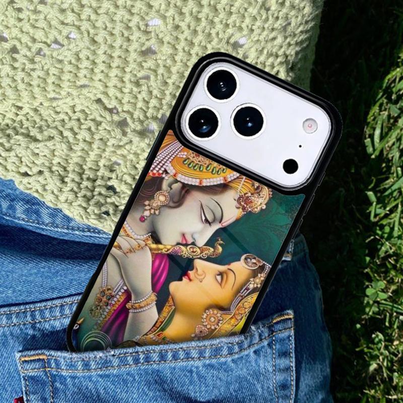 Indian God Lord Krishna phone case cover Compatible with for IPhone 17air 16e 15 14 13 12 11Pro Max 17 Air
