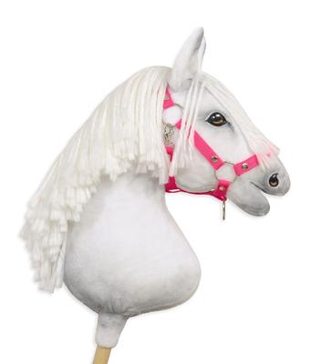Hobby Horse A3 Adjustable Horse Halter - Dark Pink