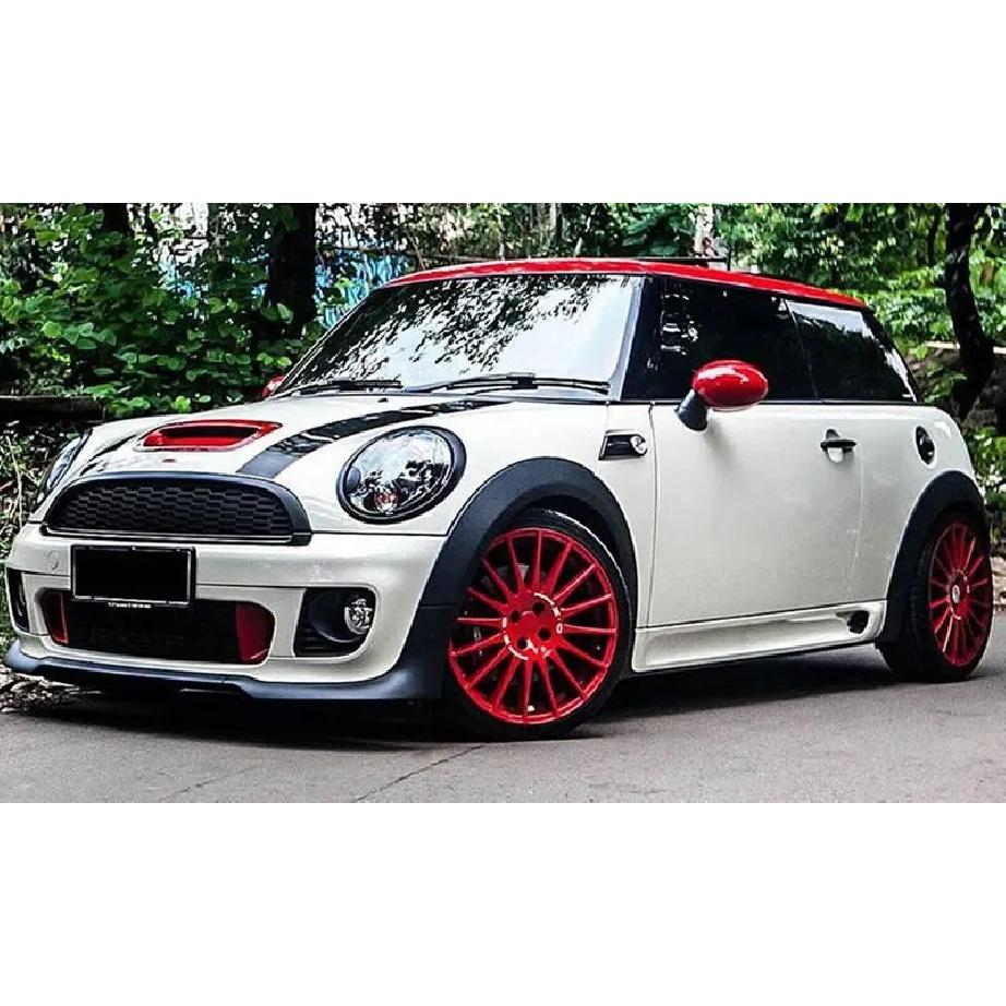 Gloss Black Front Rear Car Headlight Eyelid Frame Kit Grille Trim Taillight Frame Cover For Mini Cooper R55 R56 R57 2007-2015