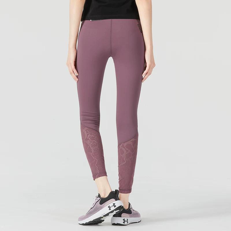Under Armour Official Women's Leggings Summer Sports Pants Running Training Breathable Stretch Fitness Yoga Pants