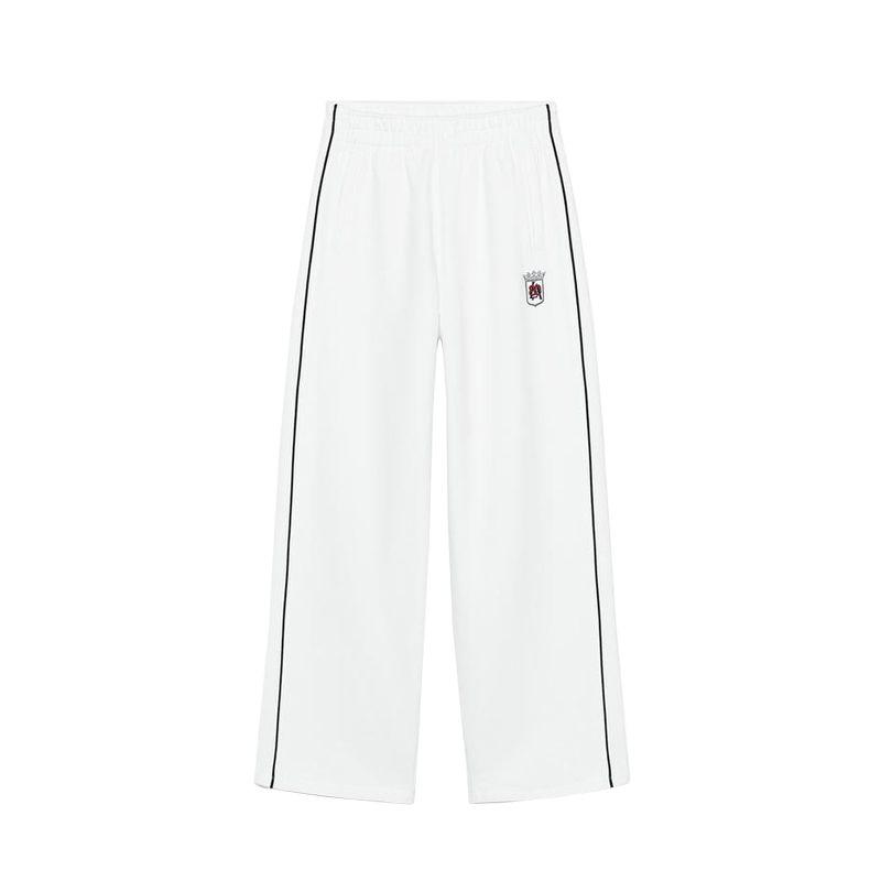 

Весна Новая Женская одежда Спортивный стиль Вышитые брюки 0264154 Передняя вышивка Декорация Худи 0264152 White Pants L