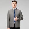2024 Men's Spring Autumn Business Casual Jacket with Stand Collar