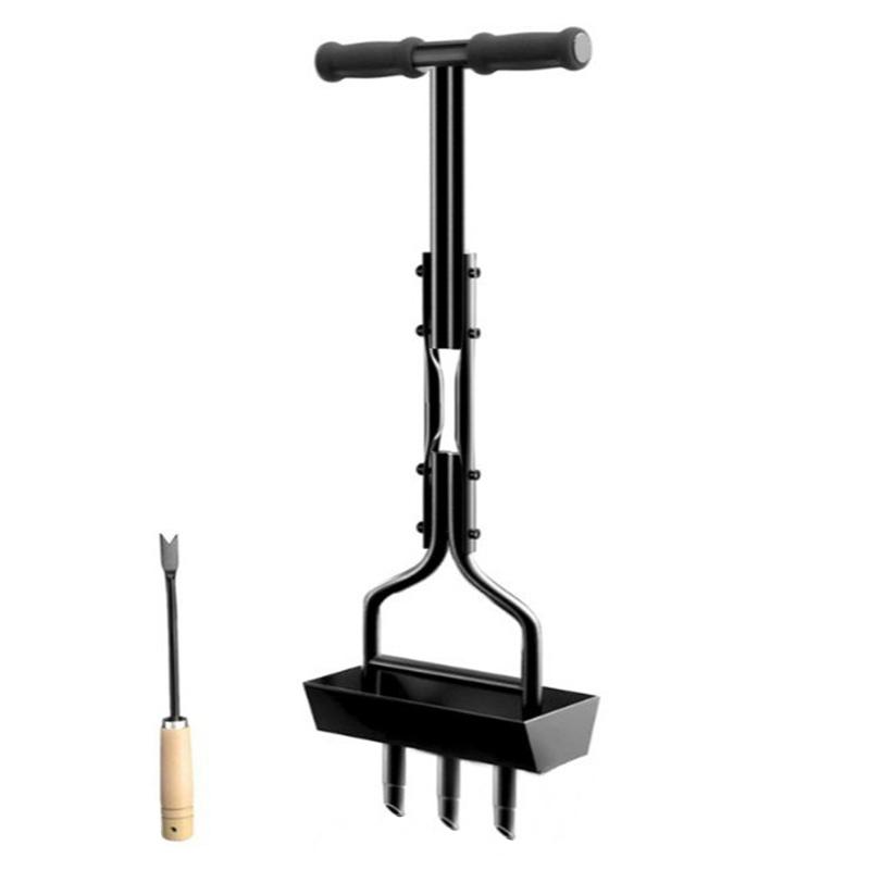 

Ручной аэратор для газона Аэратор для газона Инструмент для выемки грунта Т-образная рукоятка Аэратор для выемки кернов Аэрация травы Садовый инструмент для ухода за газоном и двором