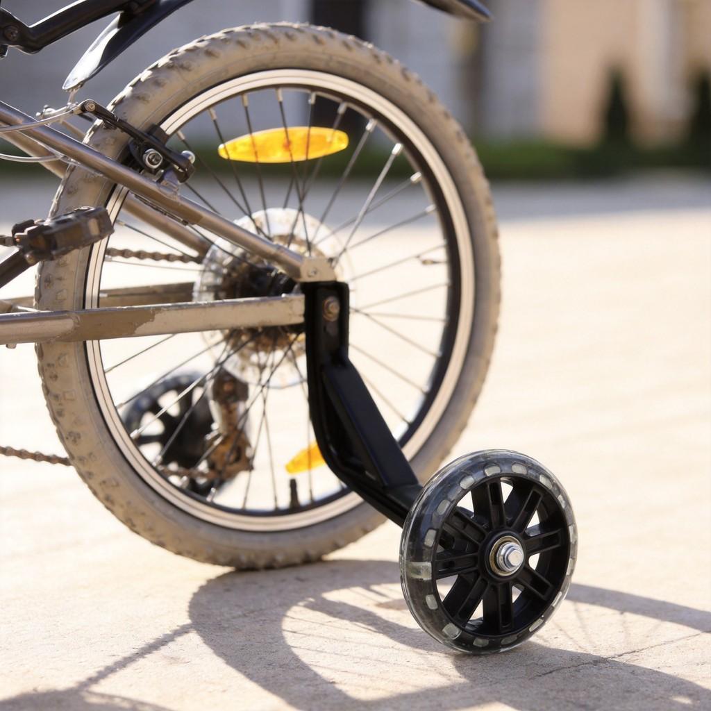 Childrens Bicycle Training Wheels With Steel Support For 12inch Kids Bikes