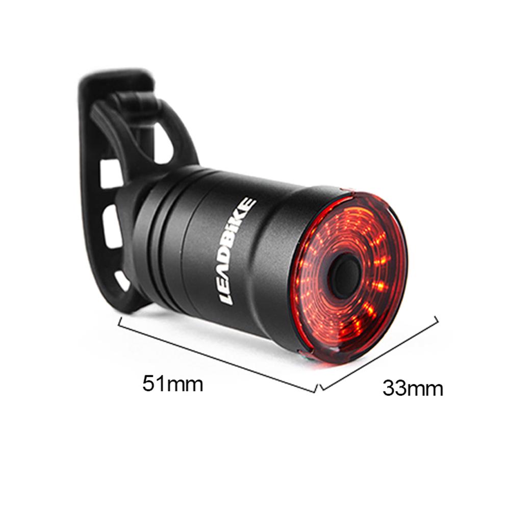 Inteligentné LED zadné svetlo na bicykel USB nabíjateľné zadné svetlá na bicykel Bezpečnostné upozornenie na snímanie bŕzd