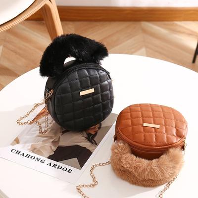 Small Bag Bag Women's Shoulder Bag Niche Fashion Small Round Bag
