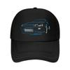 Blue Line Art Car Mesh Baseball Cap Casual Hat Outdoor  For Womens Unisex FeUnisex