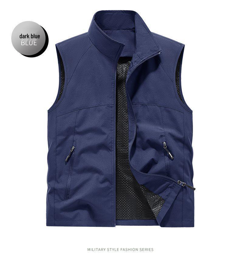 New Cross-Border Outdoor Work Vest for Middle-Aged and Young - Casual Loose Fit