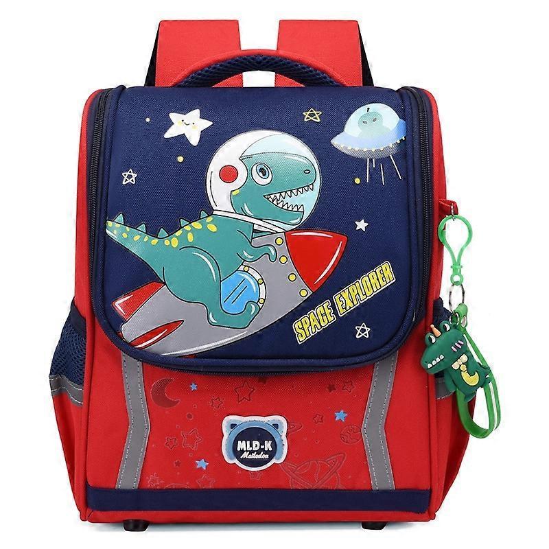 Kindergarten Children Cute Cartoon Backpack School Bag, Color: Large Red