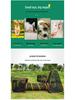 In-Stock Portable Pet Tent Set: 6-Piece Cage, Tunnel & Freely Assembled Fence for Cats and Dogs