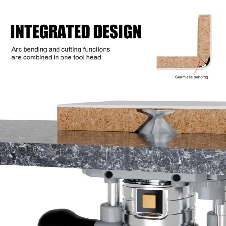 Efficient R10 Curved Cutting Router Bit Wear Resistant Chamfer Router Bit For Carpentry Cabinetmaking Projects