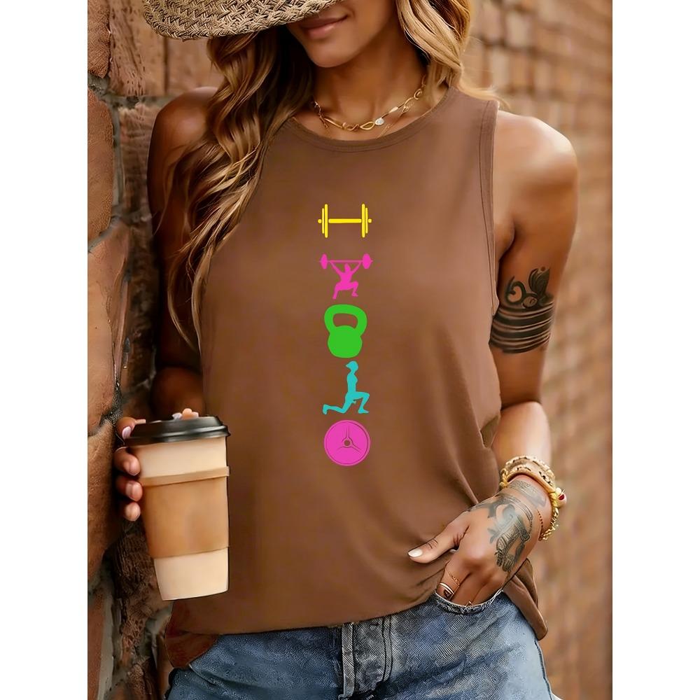 Elegant women's round neck sleeveless women's clothing vest