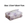 New Chinese Style Brocade Embroidered Tissue Box Cover, Elegant Decorative Tissue Holder for Living Room, Car & Home Tea Room