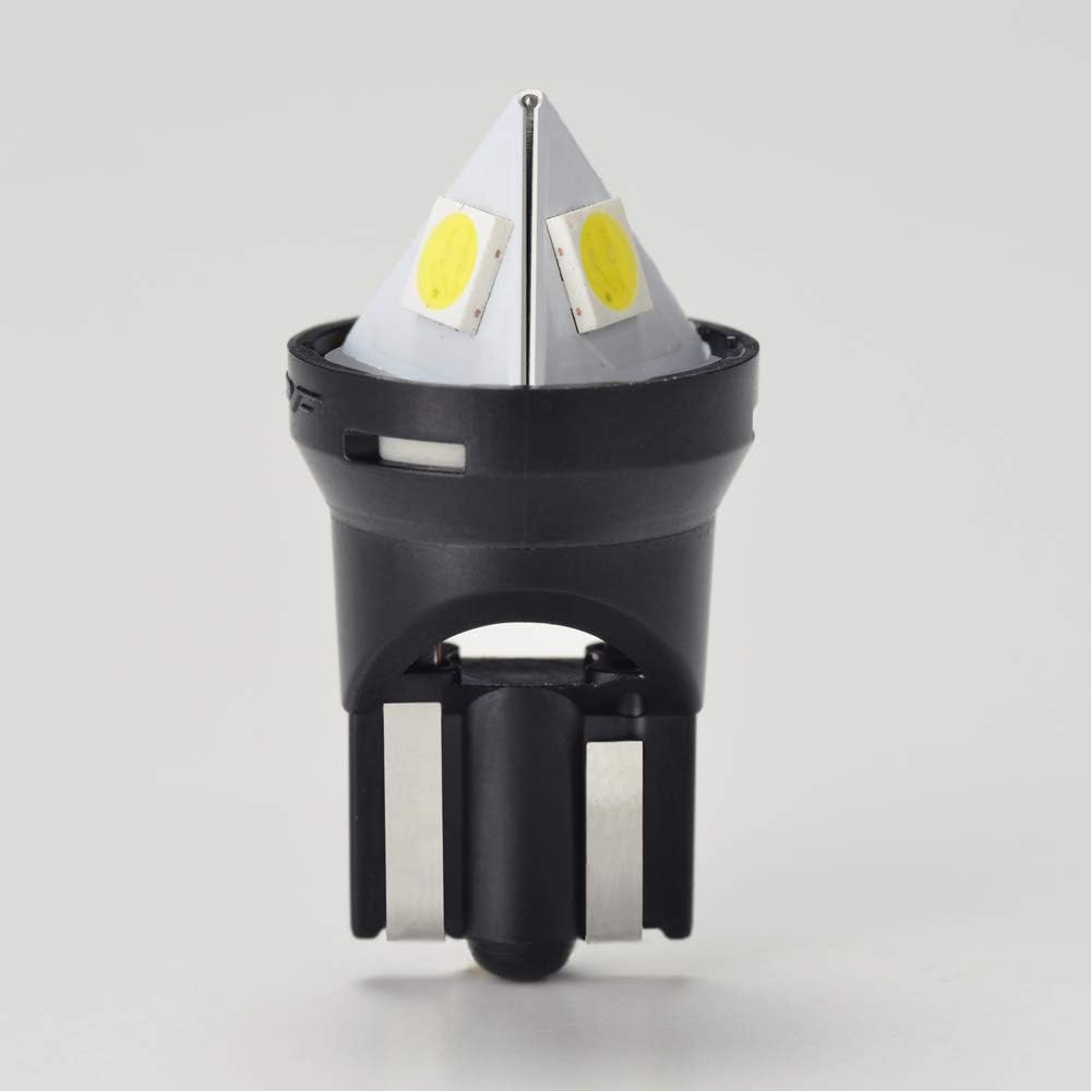 IPF Kennzeichenleuchte, Omnidirektionale 3D Dreiecksform LED T10 Glühbirne, 6000K 302N, Hergestellt in Japan, 1er-Pack