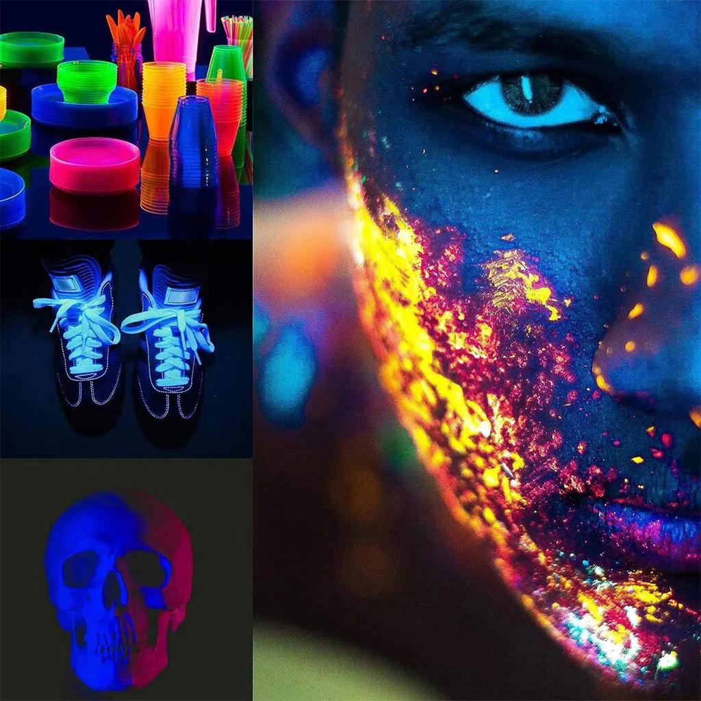 1 Pack LED UV Blacklight UV Lamp Bar Stage Blacklight Tube Portable UV Light for Fluorescence Detection LED Party Light USB Plug and Play