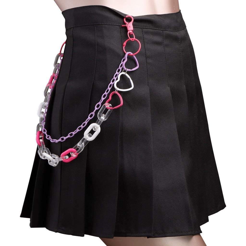 Heart Pendant Chain For Women With Removable Link Fashion Accessory For Summer Wear