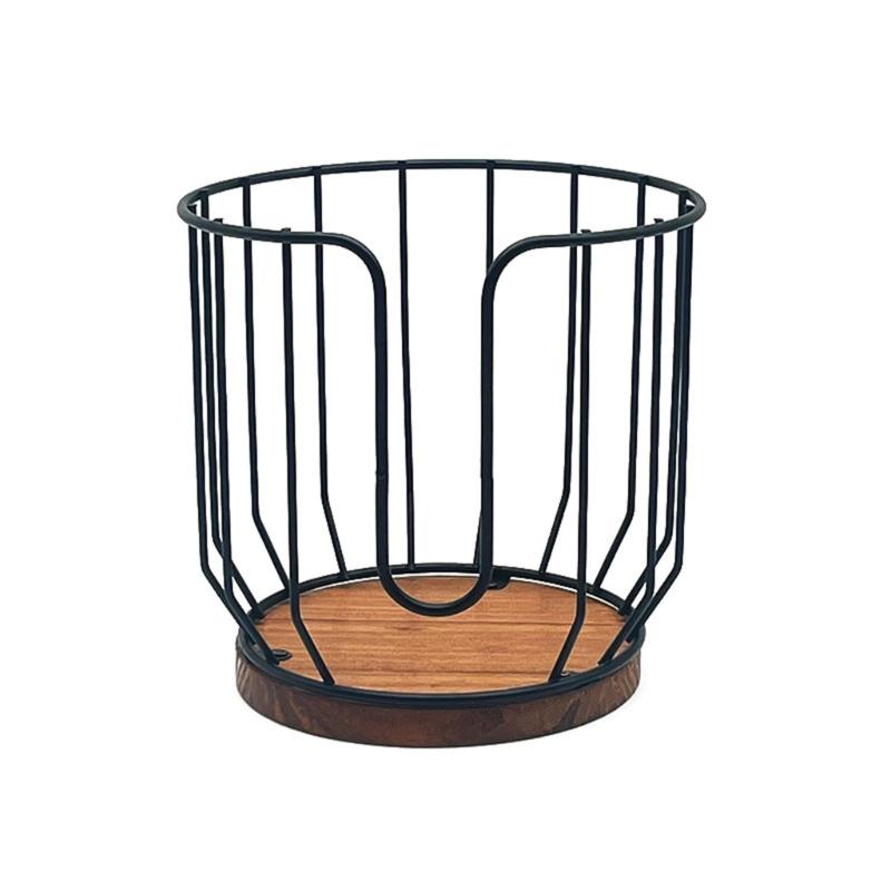 Convenient Metal Coffee Organizer Practical Coffee Pods Dispenser Large Capacity Espressos Pods Storage Basket Holder