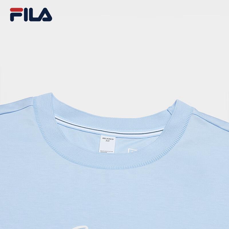 Fila Women's Knitted Short Sleeve T-Shirt with Slit Back