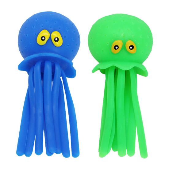 1/2/3/4 ks Vodu absorbující chobotnice Mačkací hračka pro úlevu od stresu Letní venkovní pláž Plavecký bazén Stříkací chobotnice Fidget hračka