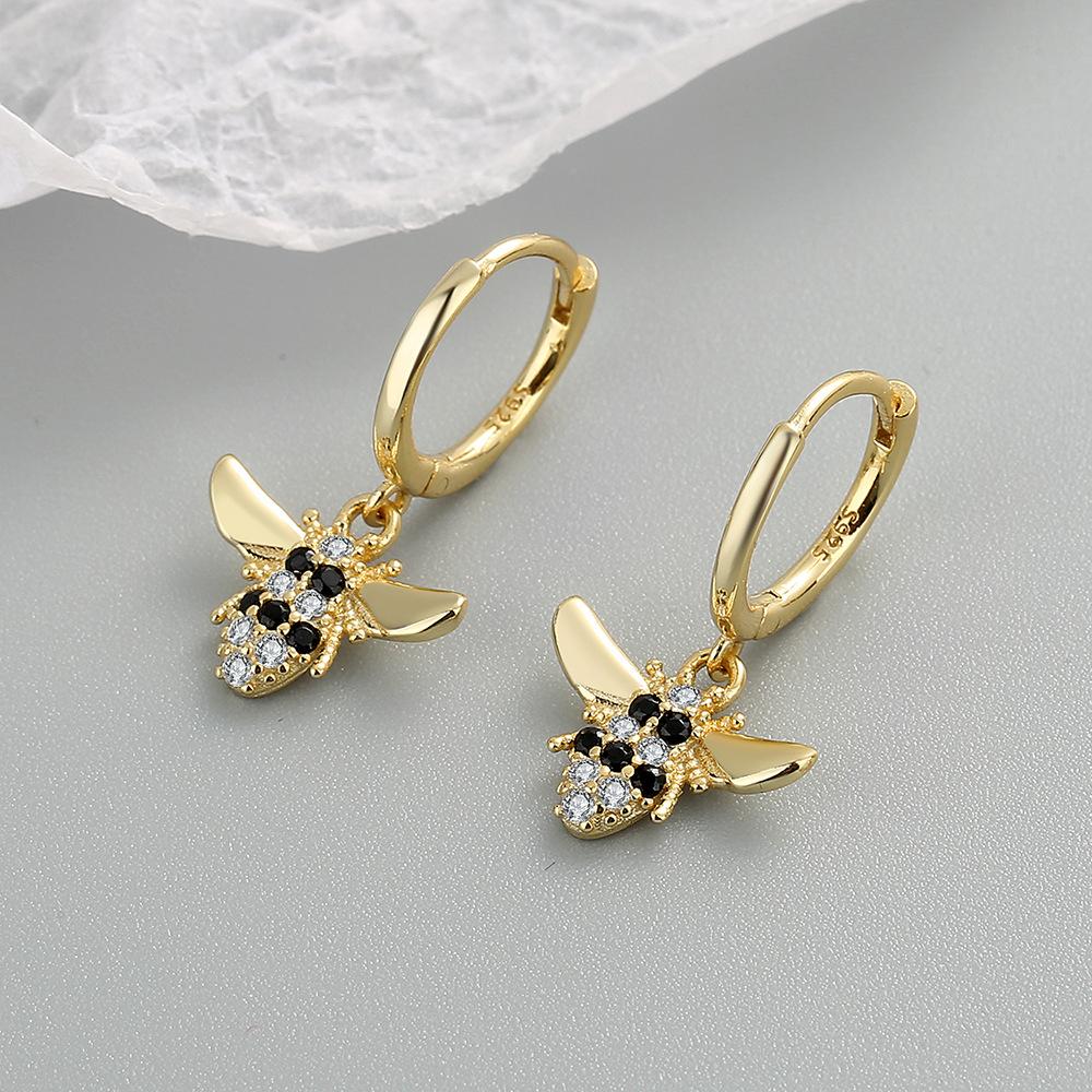 925 Sterling Silver Heart Hoop Earrings Stud Earrings Silver Women Star Butterfly Earrings for Women Jewelry Gift E357