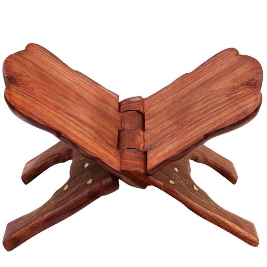 

Подставка для книг из дерева ручной работы Rehal, 33,02 см, дизайн Angora,