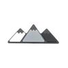 3 Colors Grille Badge Emblem For Toyota Tacoma Tundra 4Runner TRD Highlande Rav4 CHR Strip Air Inlet Auto Car Accessories