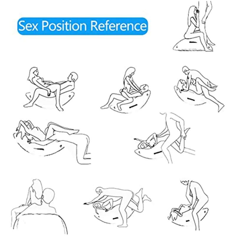Furniture for Bedroom Games Multifunctional Inflatable Sofa Bed Couples Pleasure Triangle Pillow Posture Cushion Sex Items