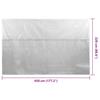 Solar Pool Cover PE 450 x 220 cm Grey