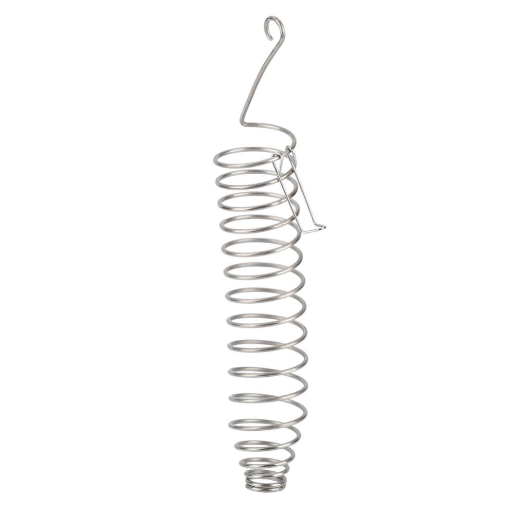 2pcs Stainless Steel Bird Food Basket Hanging Design Steel Holder Bird Foraging Toy Wheat Ear Shape Millet Spray Holder