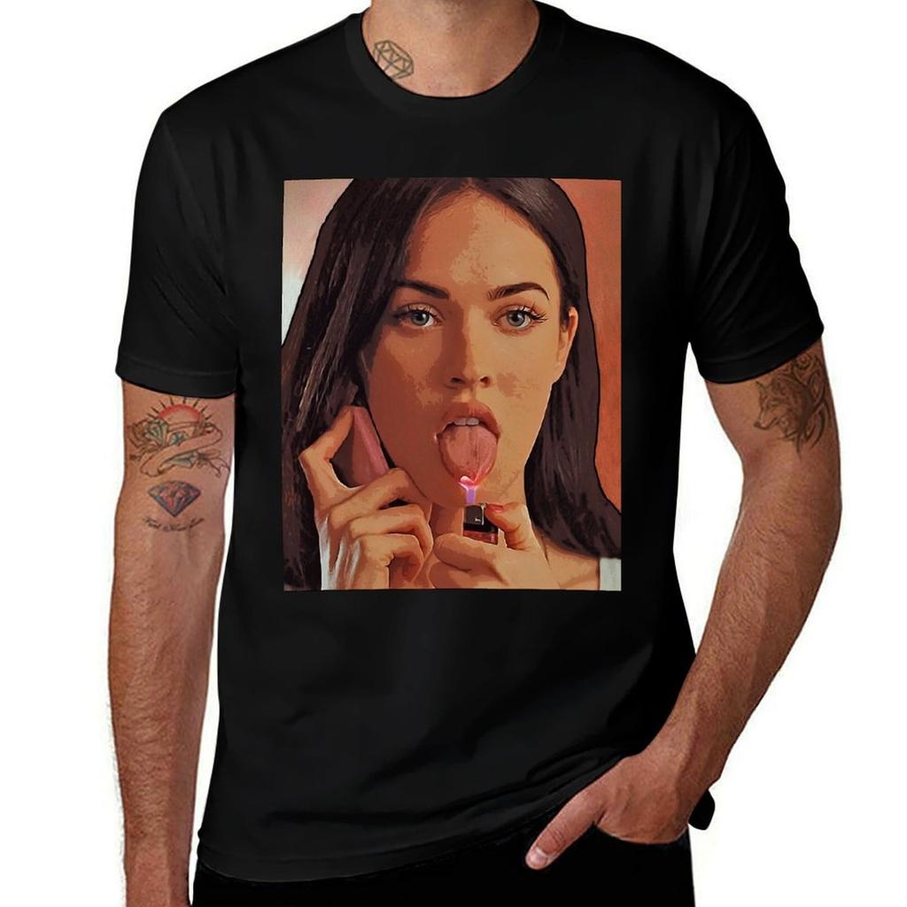 Megan Fox Jennifers Body Graphic Design TShirt Work Wear Simple Tee Shirt