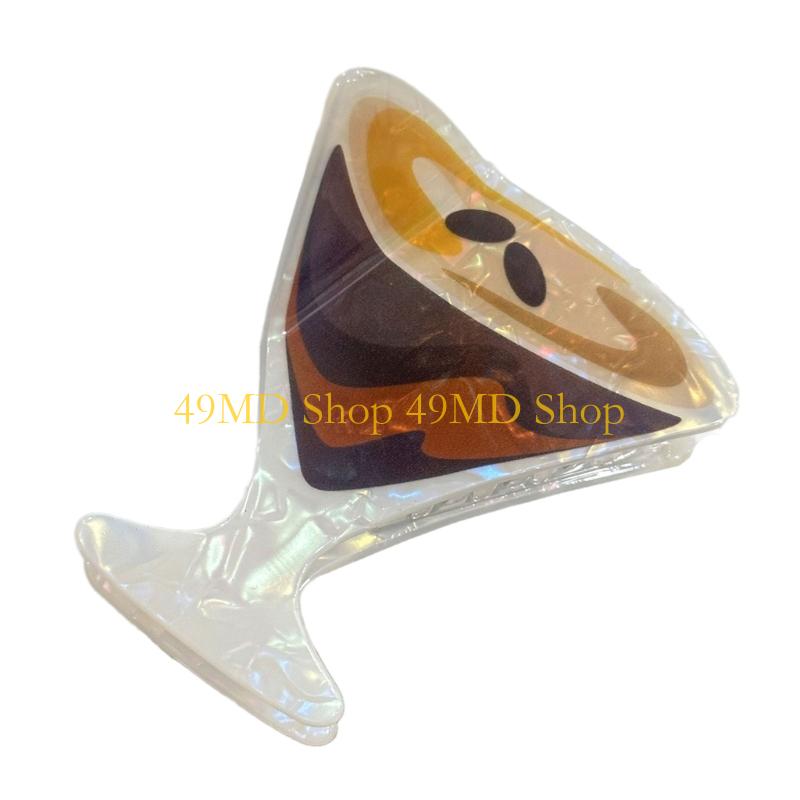 

49MD Creative Beverage Garnish Clip Acrylic Claw For Ponytails Updos Strong Hold кофейный