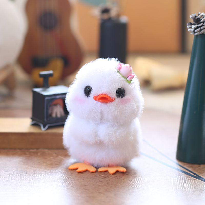

1Pc Cute Little Duck Pendant, Plush Toy Doll, Bag Pendant, Plush Keychain Pendant
