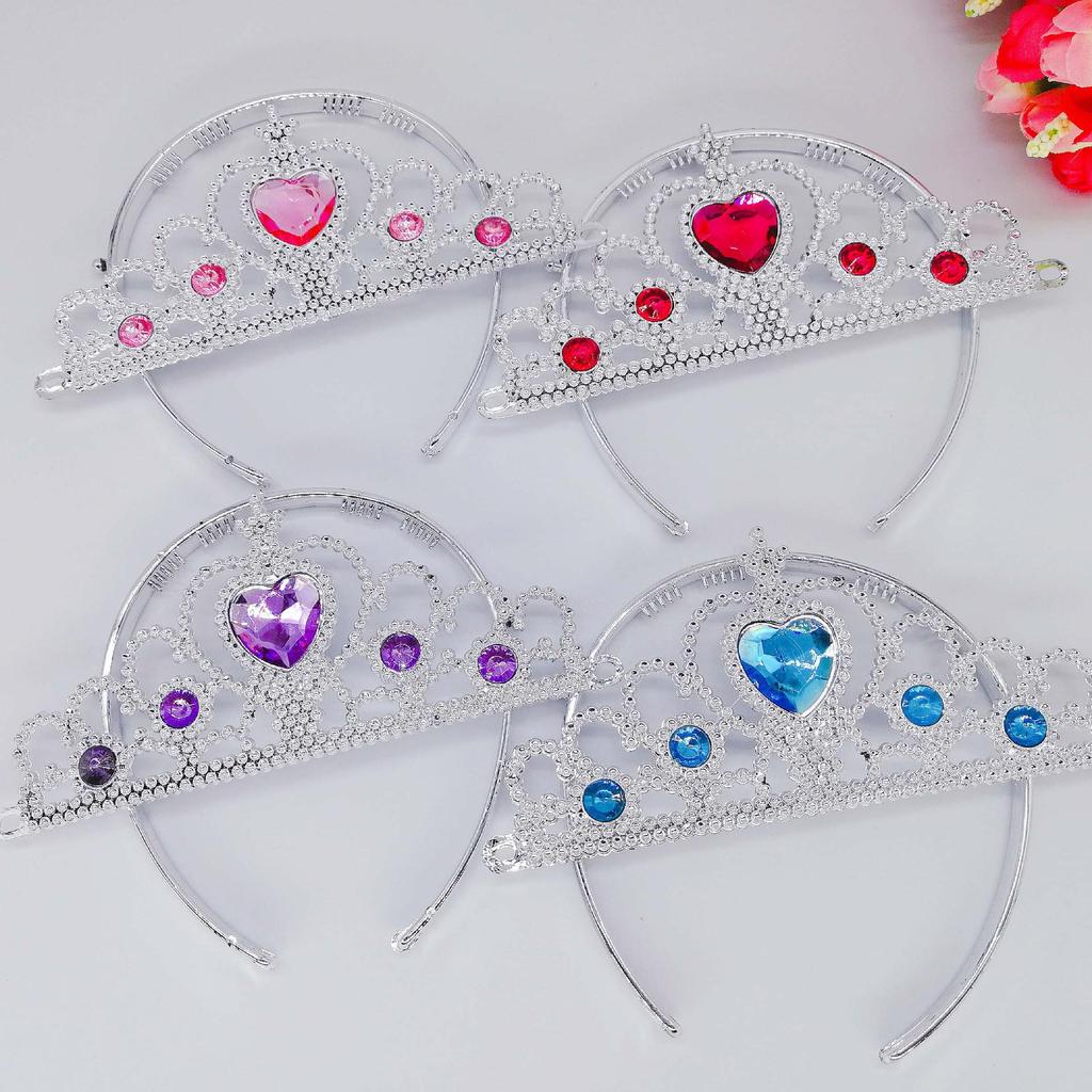 Korean Style Crown Headband for Little Girls - Princess Dress-up Hair Accessories