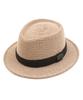 Yunibeosyeolkemiseuteuli Beige Short Knit Fedora Summer Fedora