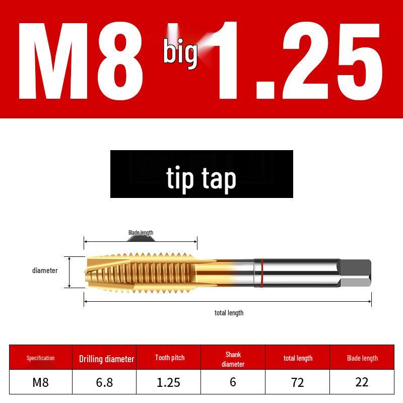 High-Strength Alloy Stainless Steel Tap with Spiral Groove and Anti-Breakage Design