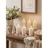 Set of 6 Plastic Candle Lantern Battery Flameless Led Candle Cheap Safer Candles Party Holiday Event Perfect Decor