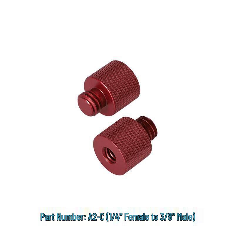 1/4 to 3/8 M4 M5 M6 M8 Screw Adapter for Tripod, Pan/Tilt Camera, Hot Shoe Mount & Light Stand