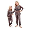 Print Cute Family Set Pajamas, Home Clothes, Family Set Long Sleeve Top Pants Set