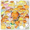 50pcs Burnt Toast Graffiti Stickers: Cute Cartoon Decor for Journals, Phone Cases, Notebooks, and Water Bottles