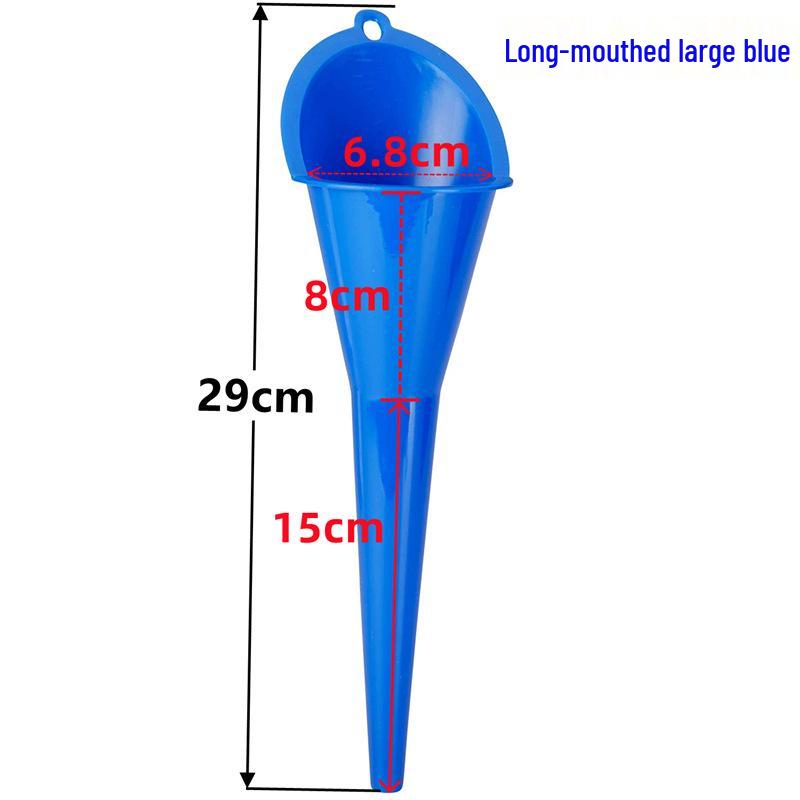 Hands-Free Long-Spout Funnel for Engine Oil & Fuel