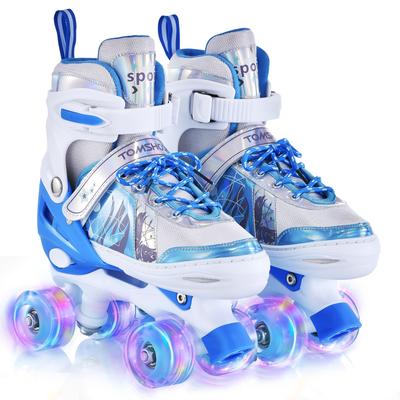 Roller Skates for Girls Boys for Kids 4 Size for Children of Different Ages Adjustable Light Up LED