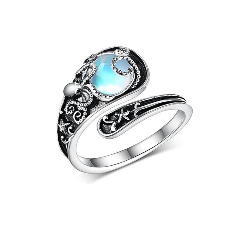 Simple Octopus Spoon Ring Octopus Ring