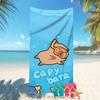 Niedliche Strandtücher mit Capybara-Print: Perfekt für den Sommer! Sofakissenbezug, Raum Heimdekorationortabel